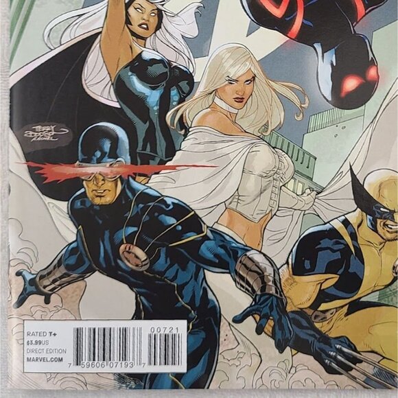 X-Men 7 Marvel Comics 2011 8.5 VF+ Terry Dodson Stealth Spider-Man 1:25 Variant - Picture 14 of 16